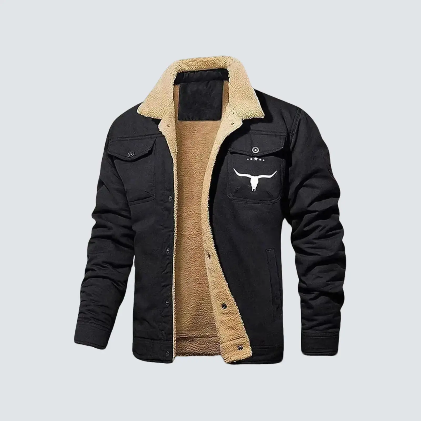 Men's Texas LongHorn Windbreaker Retro Jacket