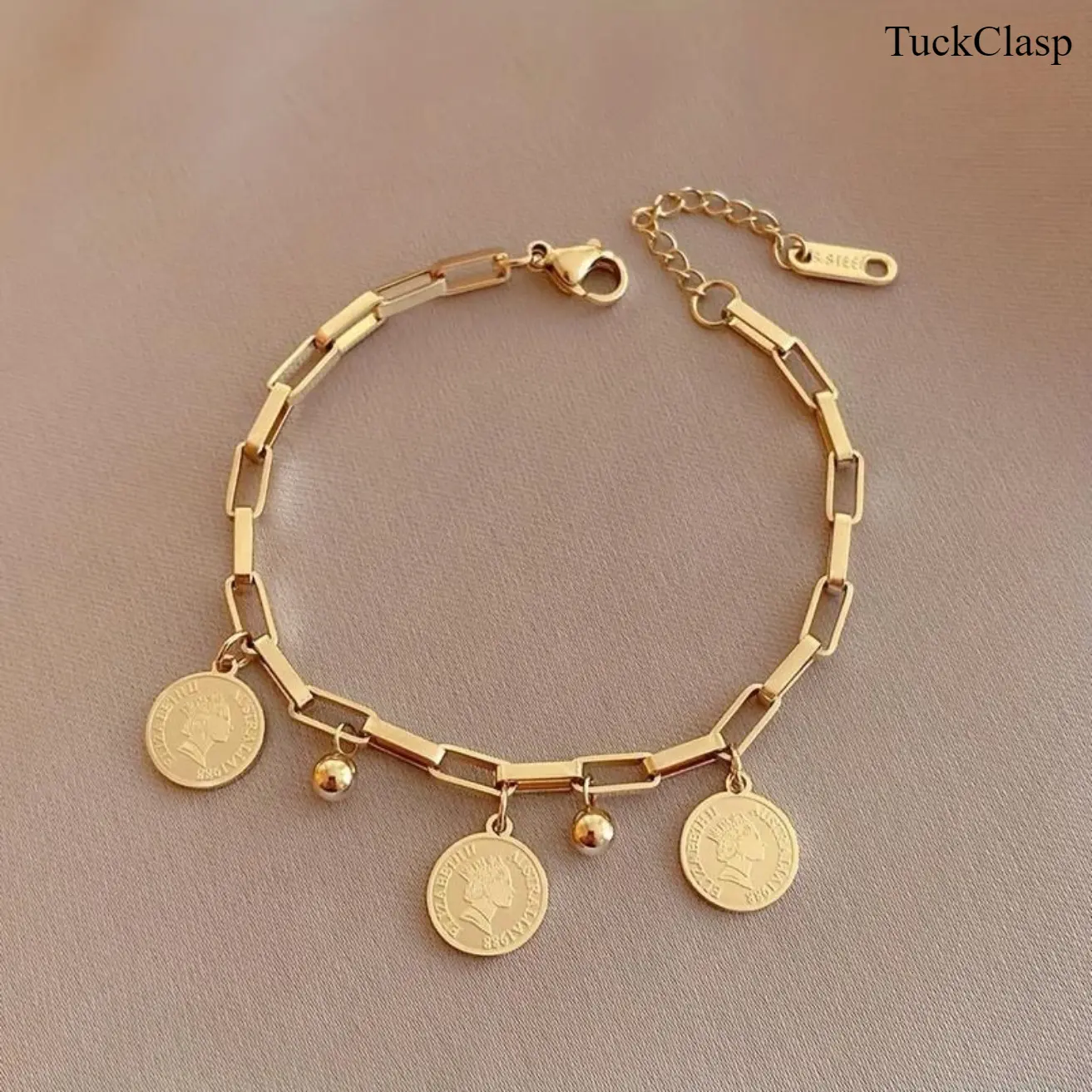 1pc Titanium Steel Hip Hop Bracelet with Personalized Round Pendant, Durable 316L Stainless Steel Chain Jewelry for Men and Women, Stylish Everyday Accessory and Gift