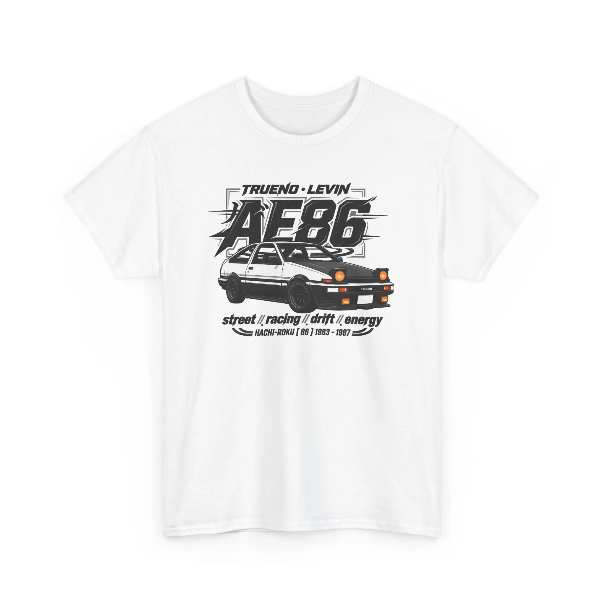 AE86 Trueno Levin Racing Graphic Tee | Drift, Street, Classic JDM Car