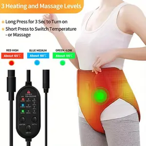 Gifts for girls-Menstrual Underwear Fast heating period panties for cramps- Period Heating Pad, Heating Pad for Period Massager for Women, with 3 Vibration and Heat Settings, New Upgrade Menstrual Heating Pad-teen girl gifts