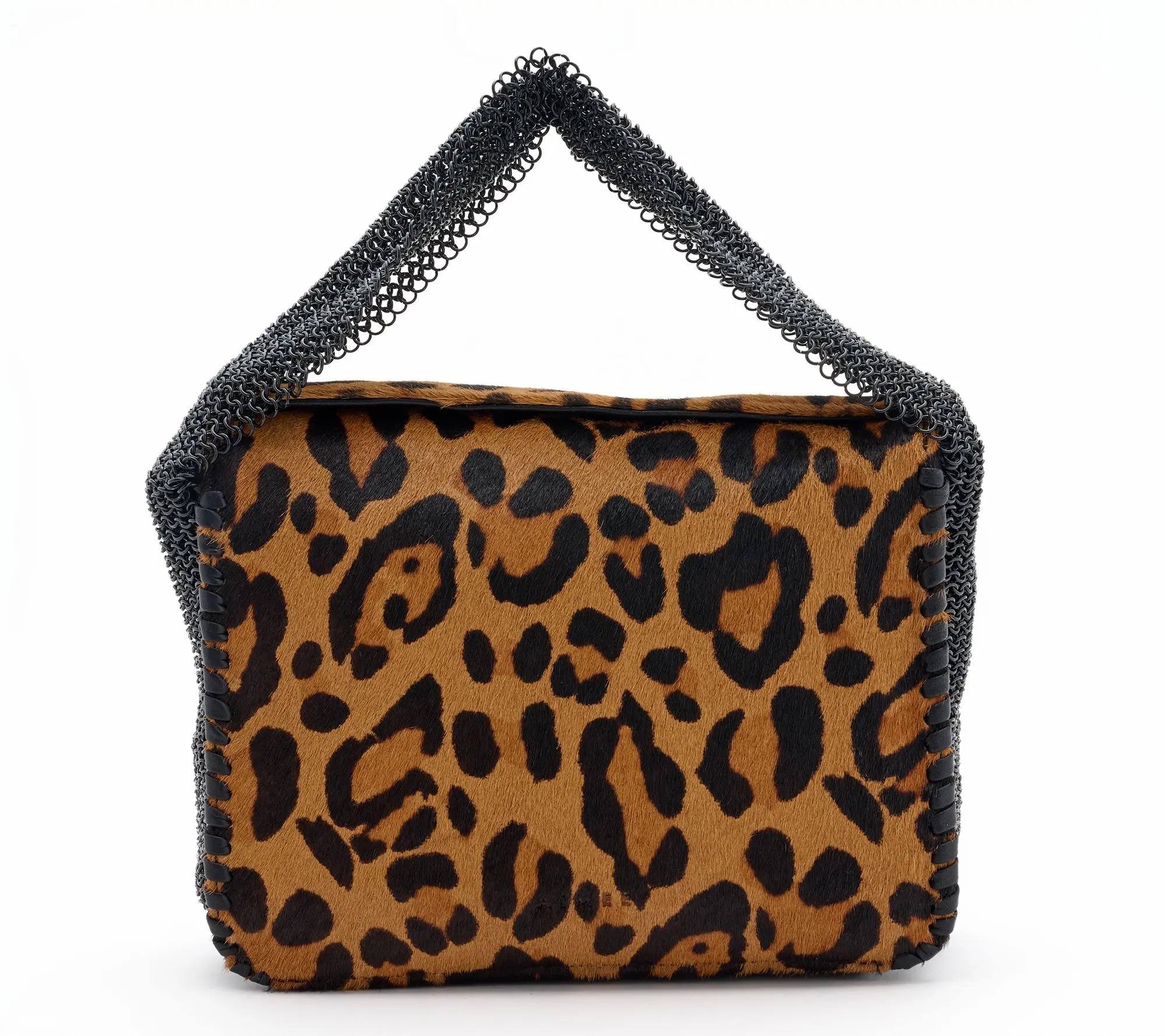 Aimee Kestenberg Chain-Mail Leather Top Handle Bag