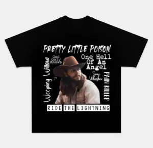 Warrenn Zeiders T-Shirt, Merch Pretty Little Poison Shirt, Vintage Graphic Country Music Tee, 90s Western Outfit, Y2K Country Style, Gift For Fan