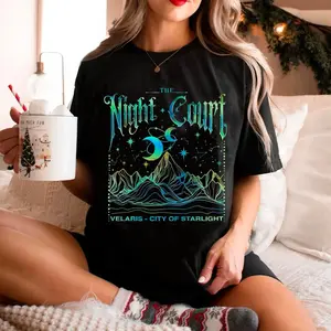 Velaris The Night Court Acotar Shirt, Court Of Dreams Sweatshirt, Bookish Shirt, ACOTAR Tee, Velaris City of Starlight Sweatshirt