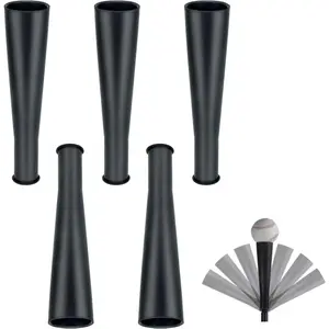 5 Pieces Batting Tee Topper Replacement Ball Rest Rubber Cup for Baseball Softball or Other Ball Sports