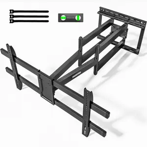 Long Arm TV Wall Mount for 43-90 Inch TVs, 42.5 Inch Extension, Swivel and Tilt, Full Motion, VESA 800 x 400mm, 132 lbs, 16',18' Studs