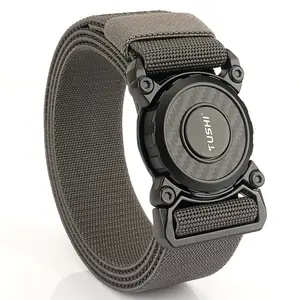Quick Release Aluminum Alloy Pluggable Buckle Canvas Tactical Belts Durable Outdoor Equipment For Men Webbing Hiking