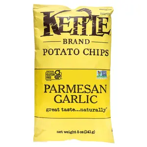 Kettle Foods Potato Chips, Parmesan Garlic, 5 oz (141 g)