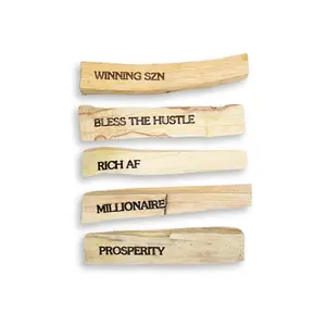 Engraved Palo Santo 5-Pack - “Get Money”