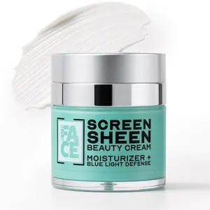 Screen Sheen Beauty Cream | 2-in-1 Moisturizer + Blue Light Defense | for Deep Hydration and a Dewy Finish | 50ML