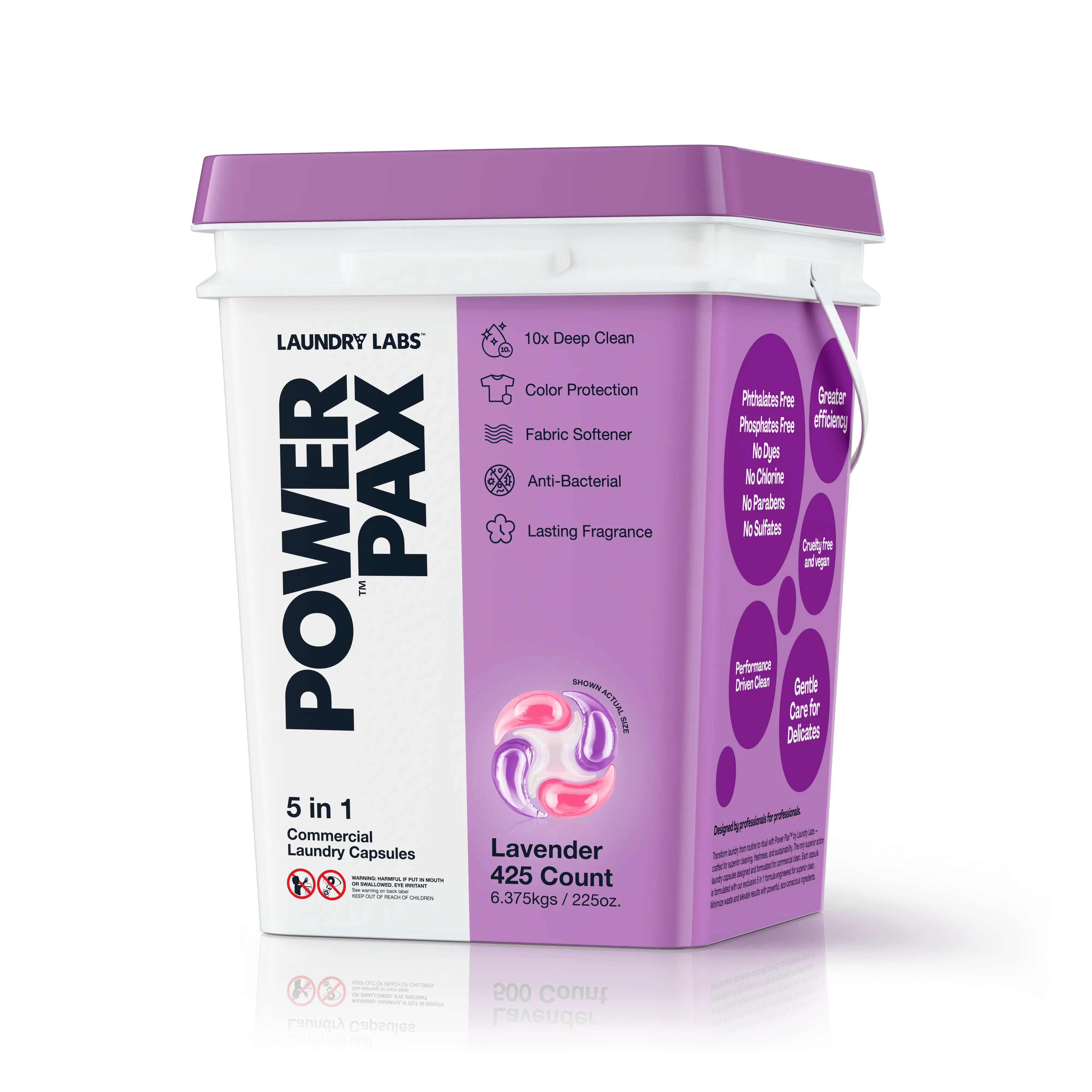 PowerPax™ 5-in-1 Laundry Detergent Pods, Lavender