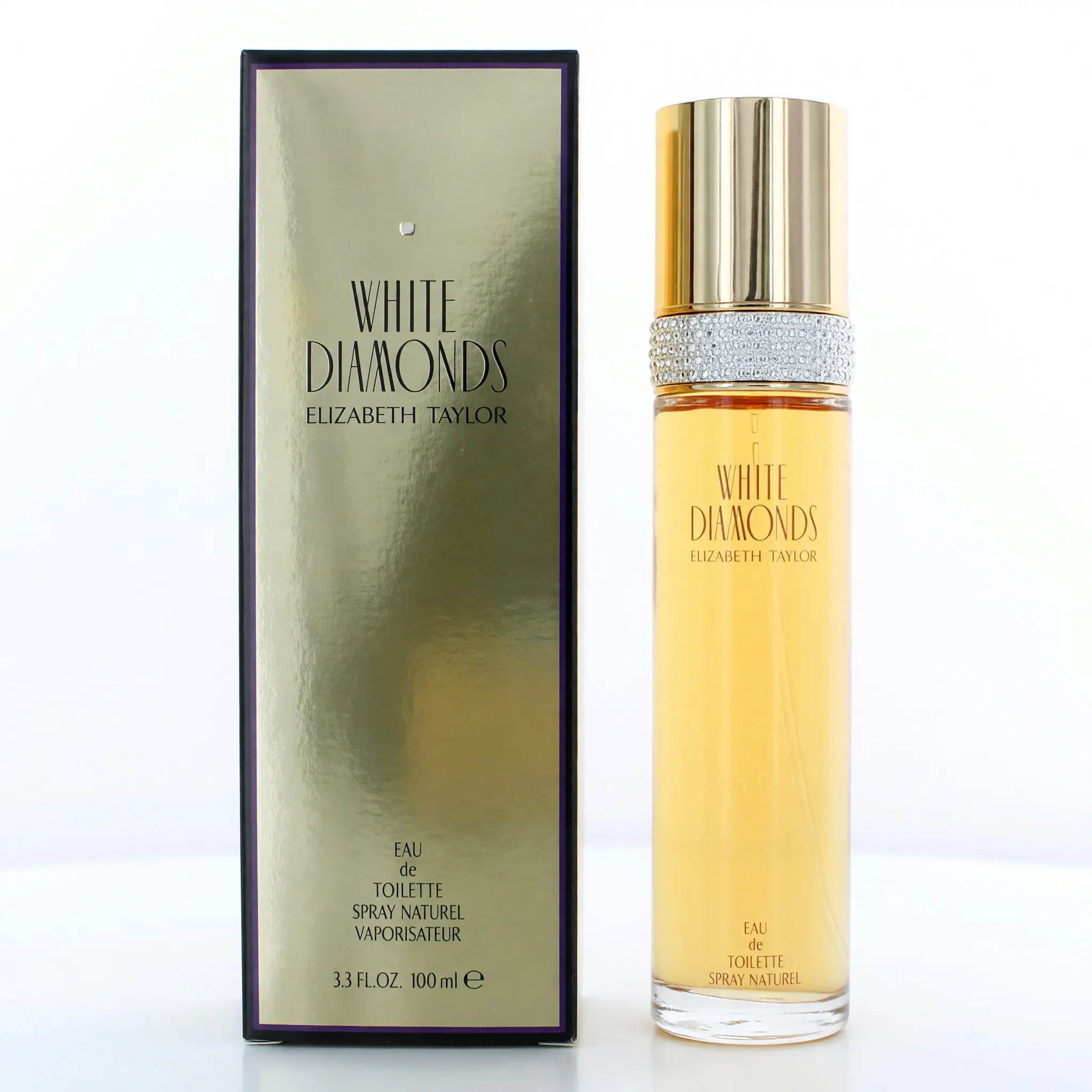White Diamonds by Elizabeth Taylor, 3.3 oz EDT Spray for Women, 3.3 Fl Oz, Female Wear