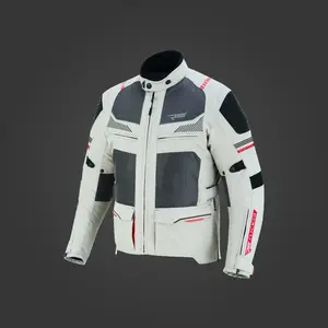 Miami 2.0 Mesh Motorcycle Jacket Cordura Waterproof Armor Summer Long Biker Riding Coat Men Protective Street Track Racing Gear