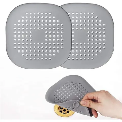 Drain Hair Catcher, Portable Square Shower Drain Hair Stopper, Drain Cover Hair Filter for Sink Bathtub Shower, Home Goods, Bathroom Accessory, Summer Gift, Valentine's Day Gift, Bathroom Accessories