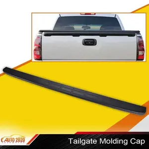 Tailgate Spoiler Cap Molding Top Protector New Fit For 99-06 Silverado / Sierra