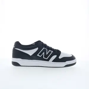 New Balance 480 BB480LBA Mens White Leather Lifestyle Sneakers Shoes