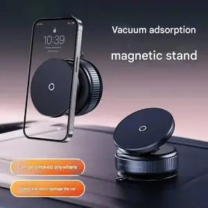 360 Degree Rotating Magnetic Phone Stand, Portable Car Suction Cup Mount, Car Phone Holder, Compatible with All Smartphones, Ideal for Home, Car, Gym, Office