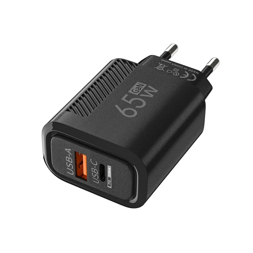 PD 65W GaN Charger USB C Fast Chargering Adapter For Samsung S22 S21 iPhone 14 13 Xiaomi Huawei LG Quick Charge 3.0 USB Charger