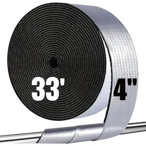 Pipe Insulation Wrap  Tube Self Adhesive Heat Tape for Water Pipes, Outdoor  and Foil Water Pipe Insulation Wrap for Winter, Can Be  for Self Regulating Pipe Heat Tape