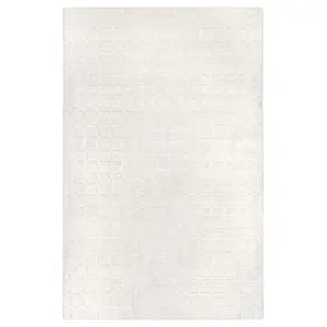 Isadora Ivory Handwoven Wool Rug 10x14