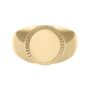 Fossil Women's Ellis Stainless Steel Signet Ring, JF04981710