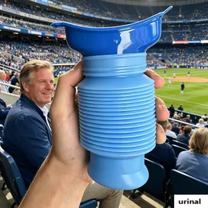 Men's Standing Outdoor Urination Kit, Portable Reusable Leak-Proof Toilet, Includes Diaper Bucket, Model 001, Pe Material