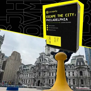 Outdoor Escape Room - Philadelphia - Logan Square - Find Clues & Solve Puzzles - Escapely