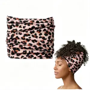 Curly Pineapple Head Wrap for Curly Hair - Pineapple Headband Hair Wrap for Sleeping - Pineapple Bonnet Scarf, Anti-Frizz Night Hair Wrap Soft Breathable for Thick