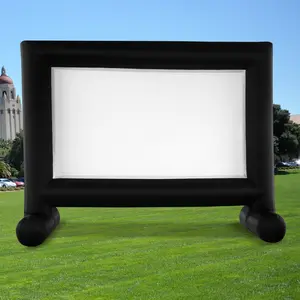 Portable Inflatable Projection Screen, Mobile Movie Screen for Outdoor Use, Easy-To-Set-Up Projector Cloth, Perfect for Open-Air Movies