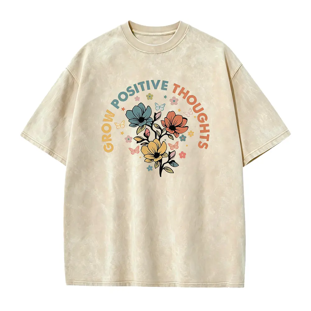 Washed T-shirt-Apricot