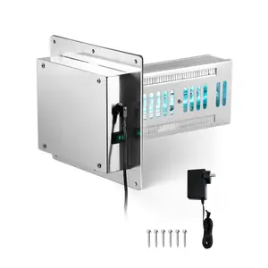 VEVOR HVAC Air Purifier Whole House, 18W 9inch, Light in Duct for Ac (Air Conditioning) Duct, Air Scrubber with 2 Bulb, PCO Technology HVAC lights with Power Cord for Ac Systems