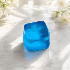 Ice Cube Squishy Stress Relief Toy, Unisex Portable Tactile Sensory Stress Reliever, Anxiety Relief Product for Relaxation
