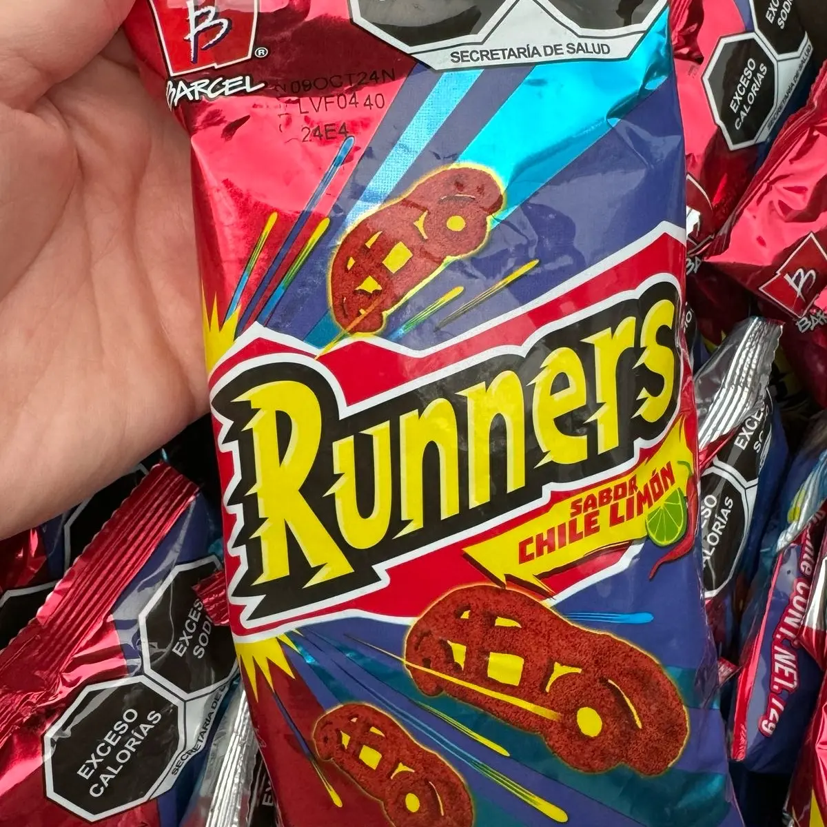 Runners Barcel Rojos 20-Pack Runners Barcel Small bag, Snack Crunchy Crispy Flavor Chip ...