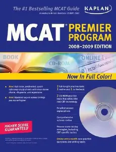 USED-Kaplan MCAT 2008-2009 Premier Program (w/ CD-ROM) by Kaplan (Paperback)
