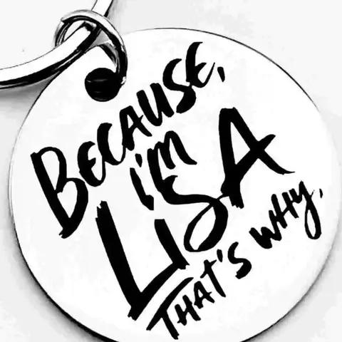 Lisa Style Letter Stainless Steel Keychain - Minimalist Personalized Accessory, Elegant Retro Fashion, Preferred Gift Accessory, Personalized Heart Tag