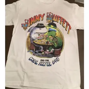 The Coral Reefer Band T-Shirt, Vintage Buffett 2000 Tour Graphic Tee ,Casual, Comfort Shirt