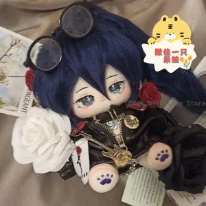 Anime Limbus Company Honglu Handsome Cosplay Puppet Cotton Stuffed Body Dress Up Clothes Maumet Gift Xmas 20cm