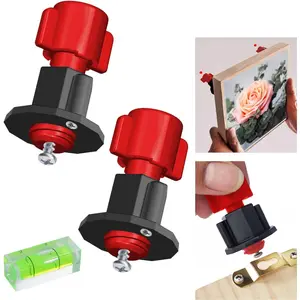 Picture Hanging Mark Hole and Leveling Kit for Frame Mural Hanging - with Mini Bubble Level Used for Mark Nail Hole Frames etc Location Tool Set