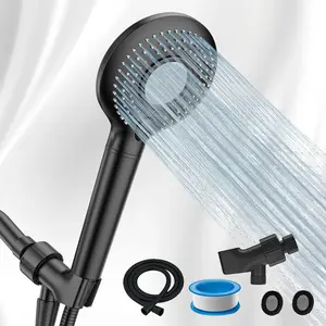 FEELSO Filtered Shower Head with Handheld, High Pressure 3 Spray Modes, 15 Stage Water Softener Filter for Hard Water, Remove Chlorine & Harmful Substances, Includes 60" Hose & Bracket