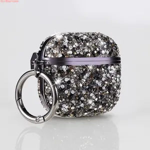 Sparkling Diamond Shockproof Earphone Case, Creative Design Fits All AirPods Series (Earbuds Not Included)