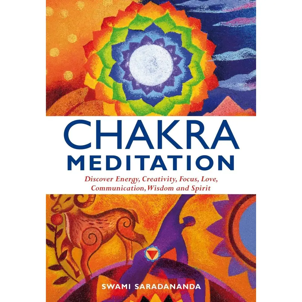 USED Book - Chakra Meditation: Discovery Energy, Creativity, Focus, Love, Communication, Wisdom, and Spirit by Saradananda, Swami (Paperback) - english
