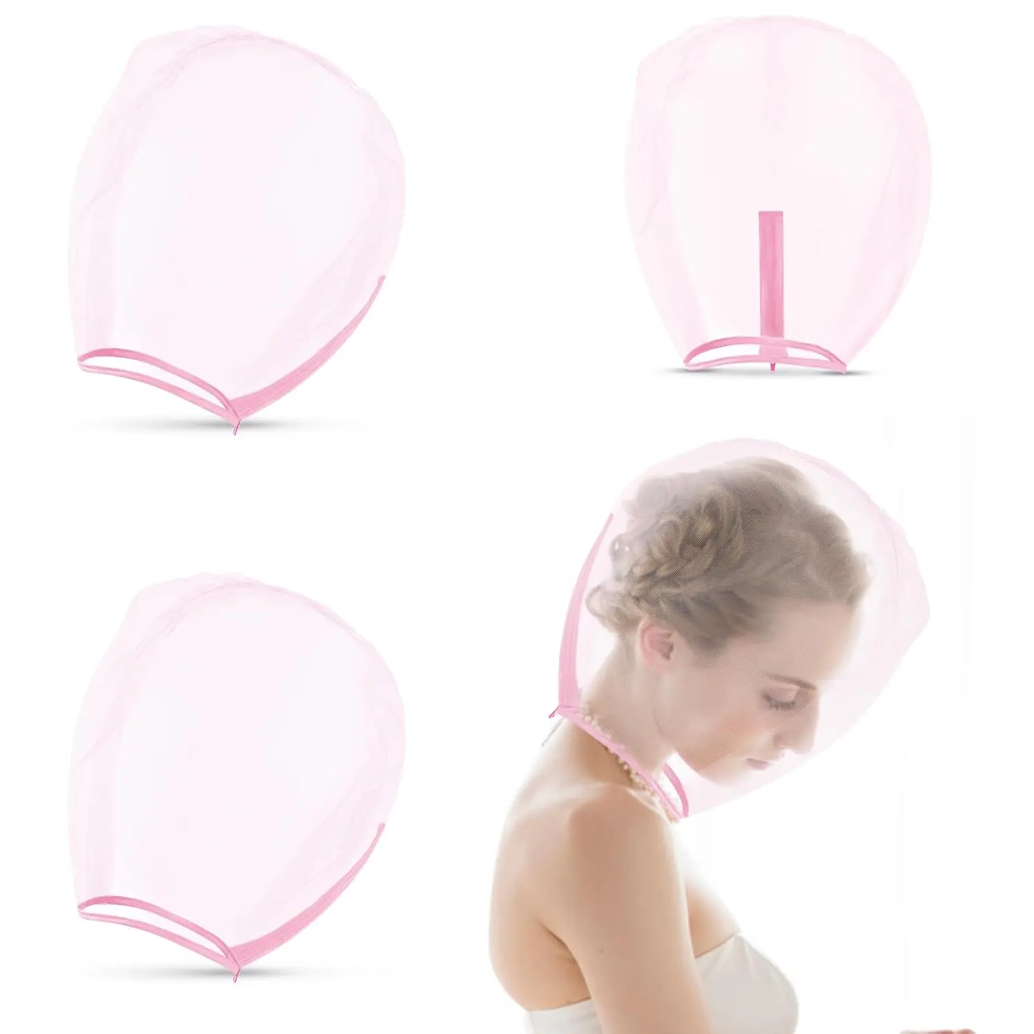 Flutesan Makeup Protector Hood with Zipper Closure for Women