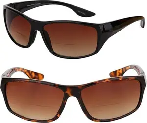 'The Driver' 2 Pair of Unisex Bifocal Sunglasses Featuring High Definition Amber Lenses