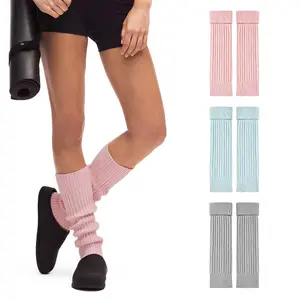 LUCKMEEY Women's Solid 3 Color Leg Warmers Fashionable Cozy Warm Socks for Spring Winter Daily Winter Ankle Heap Socks for Party Sports