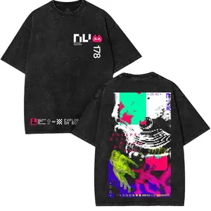 Marathon Gameplay Graphic Tee Washed Tee Game Acid Washed Lightweight Cotton TSHIRT, Gift For Gamer