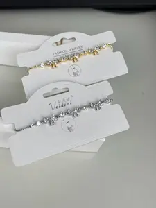 Adjustable Bowknot Zircon Bracelet for Women | Gold & Silver Dainty Chain | Sparkling Crystal Jewelry Gift