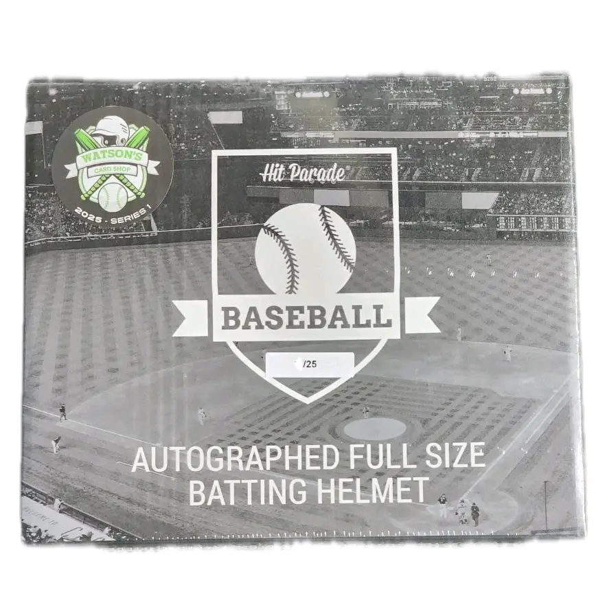 (Trios) Watson's Card Shop Exclusive 2025 Hit Parade Series 3 Full-Size Batting Helmet Box(See description).