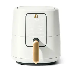 Beautiful 3 Qt Air Fryer with TurboCrisp Technology, EverGood Ceramic Nonstick Coating, White Icing by Drew Barrymore