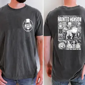 Vintage Haunted Mansion Two-Sided Shirt, Stretching Room Shirt, Haunted Mansion 1969 Shirt