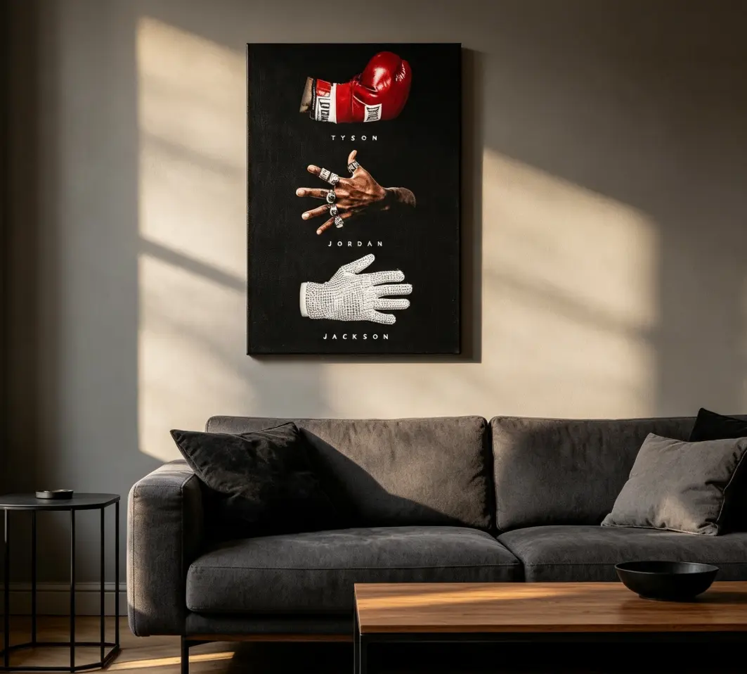 Sports Legend Art Posters: Motivational decor designed for "man caves," offices, and gyms—premium artwork for sports fans.