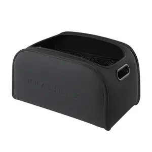 Large Capacity PU Leather Car Trunk Storage Box Portable Multi-functional Car Trunk SUV Rear Storage Box Waterproof Collapsible Car Essential Tool Organizer Box